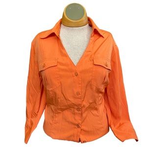 CATO top, size 18/20W, color orange